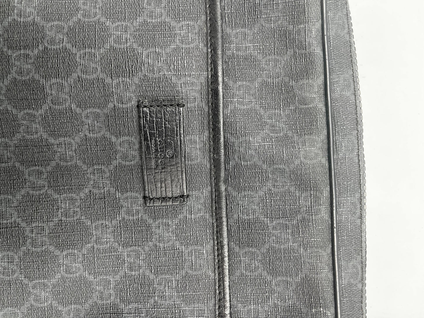 Gucci Gg Supreme Shoulder Bag Canvas Black Leather Shoulder Bag Bag ( )