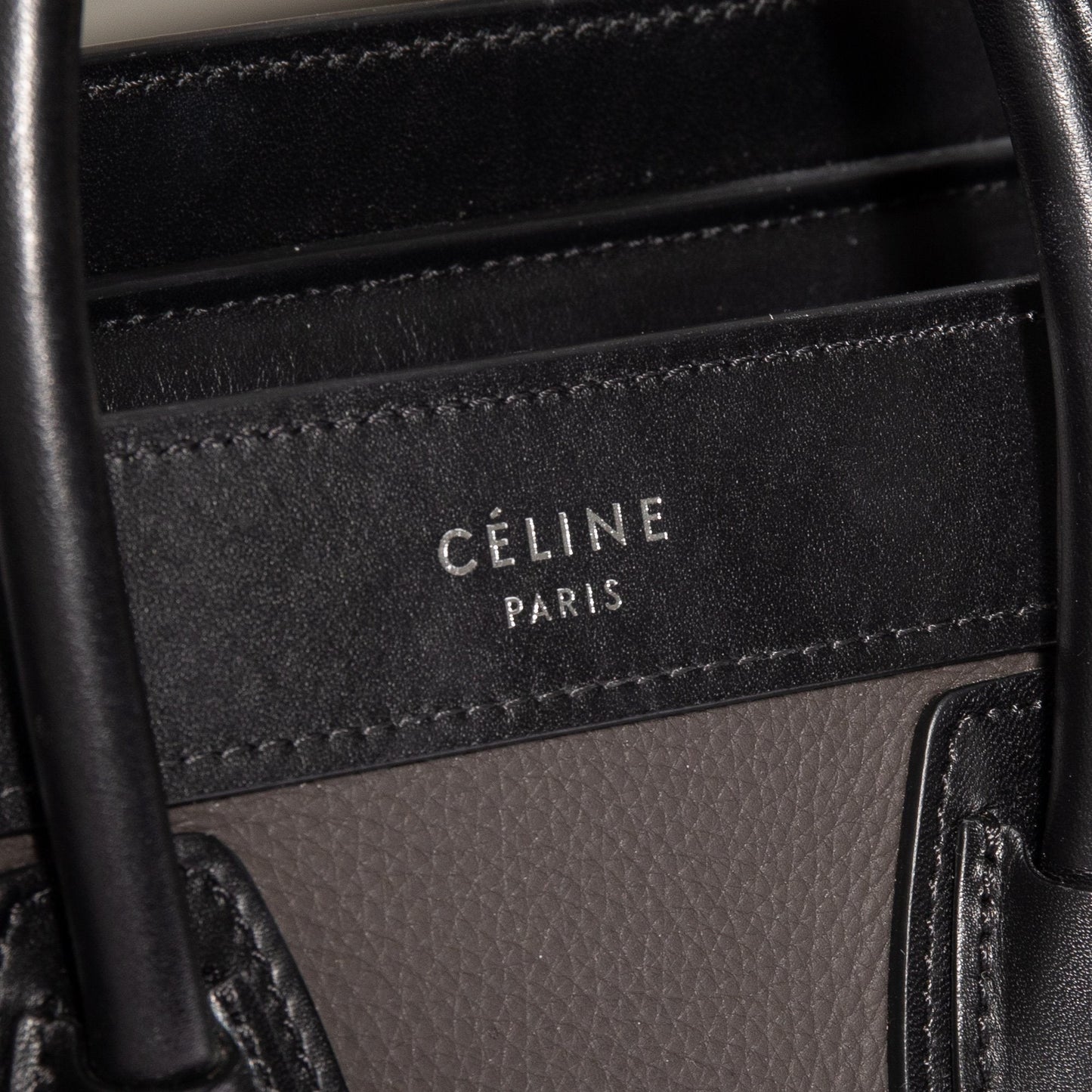 Celine Tricolour Nano Luggage Tote