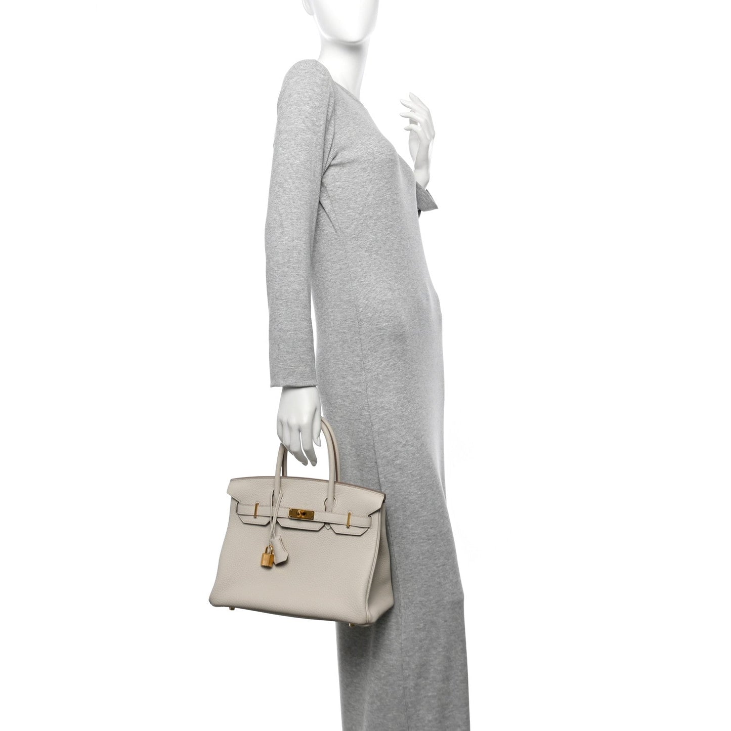 Hermes Togo Birkin 30 Beton