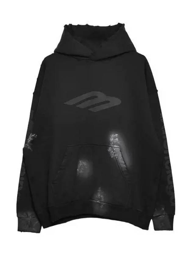 Luxury Balenciaga Trending 2026 Logo Print Hoodie Black