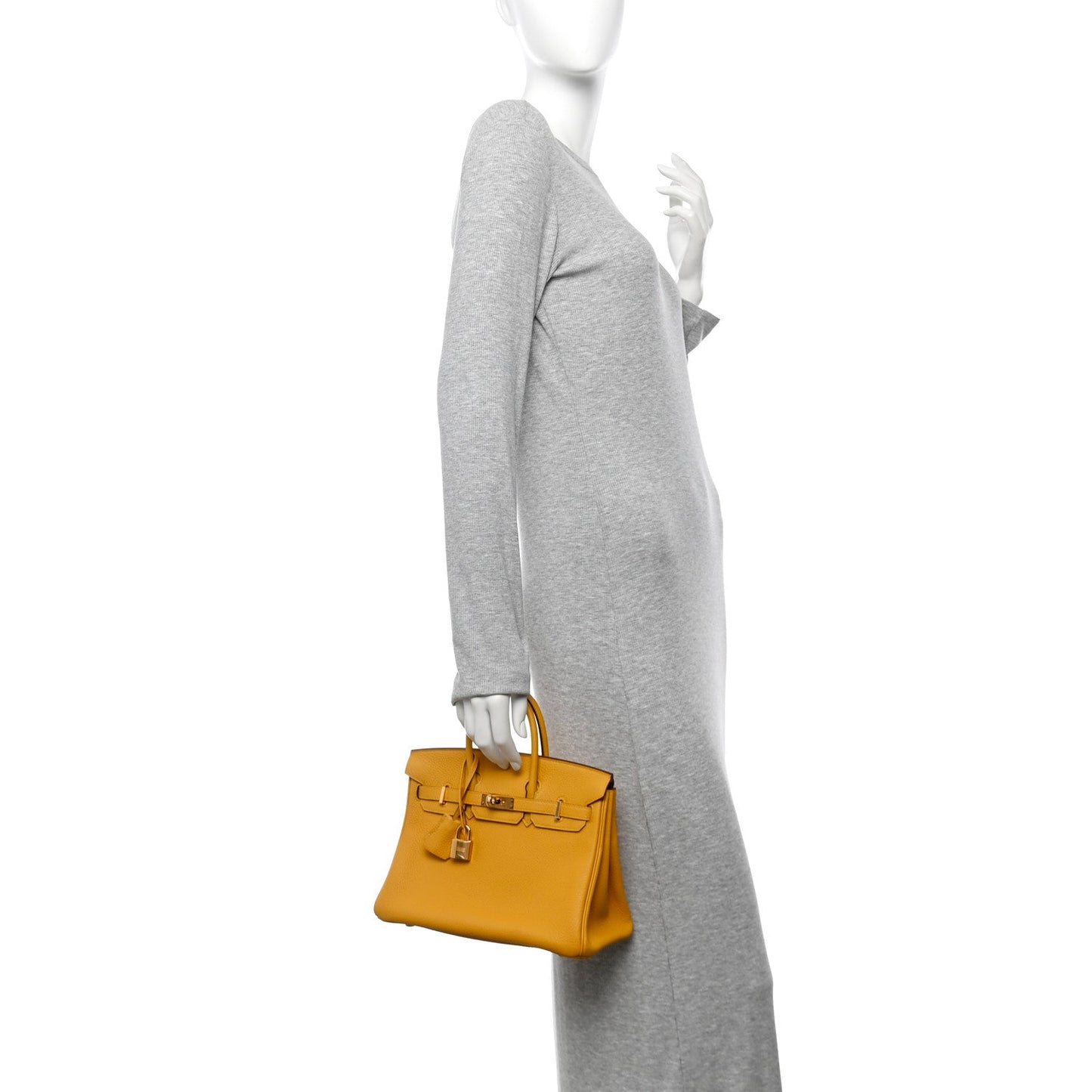 Hermes Togo Birkin 25 Jaune Ambre