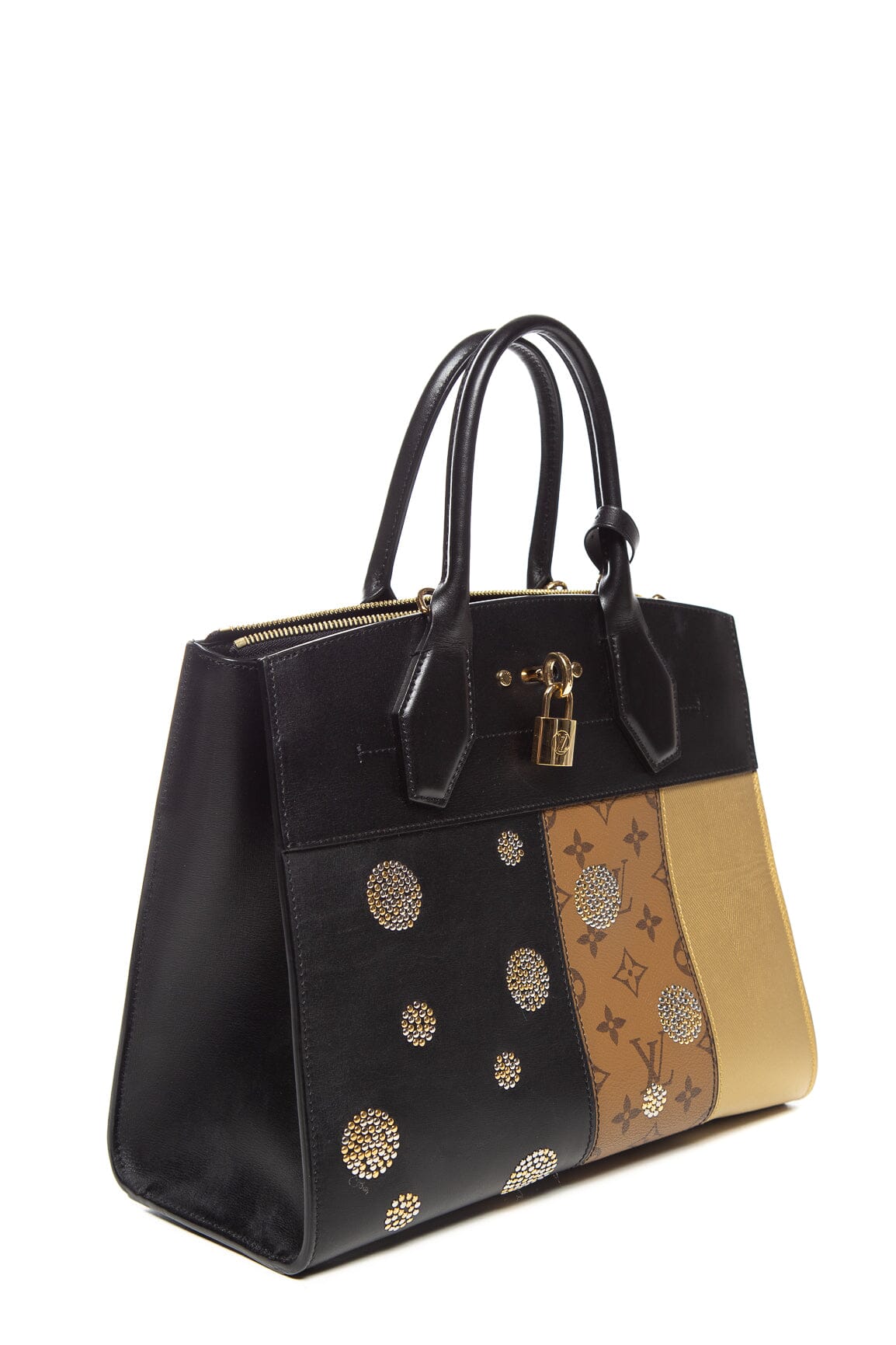 Louis Vuitton Black Monogram Reverse City Streamer Handbag
