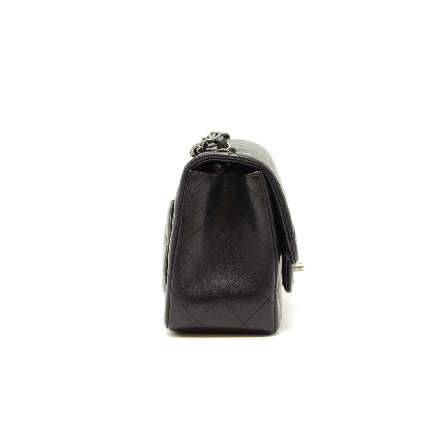 Chanel Quilted Lambskin Square Mini Black Handbag