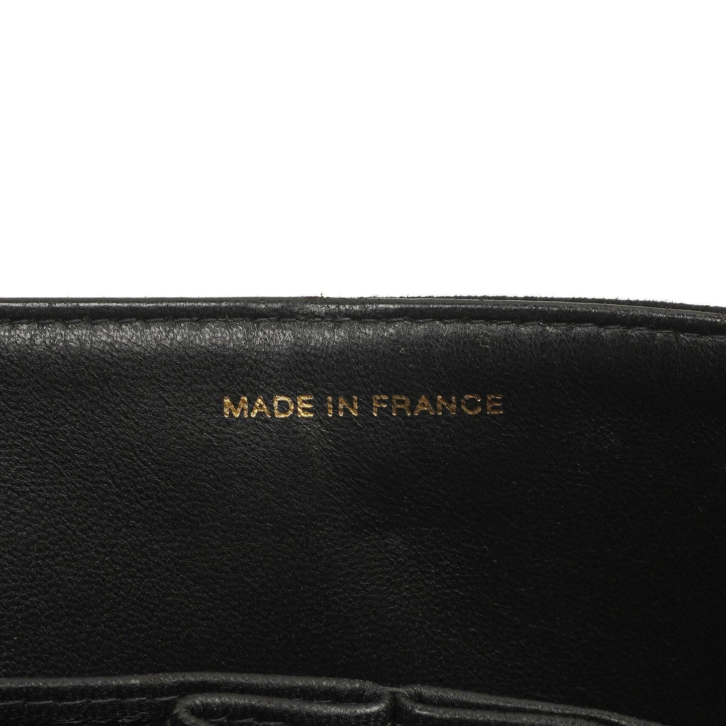 Chanel 2.55 Medium Classic Double Flap Bag Black Quilted Suede Gold Hardware