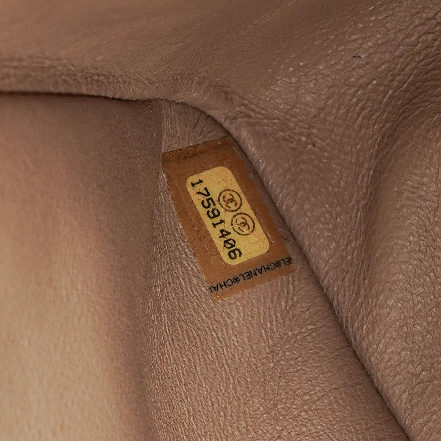 Chanel 2.55 Reissue 227 Flap Bag Beige Quilted Caviar With Gold-Tone Hardware