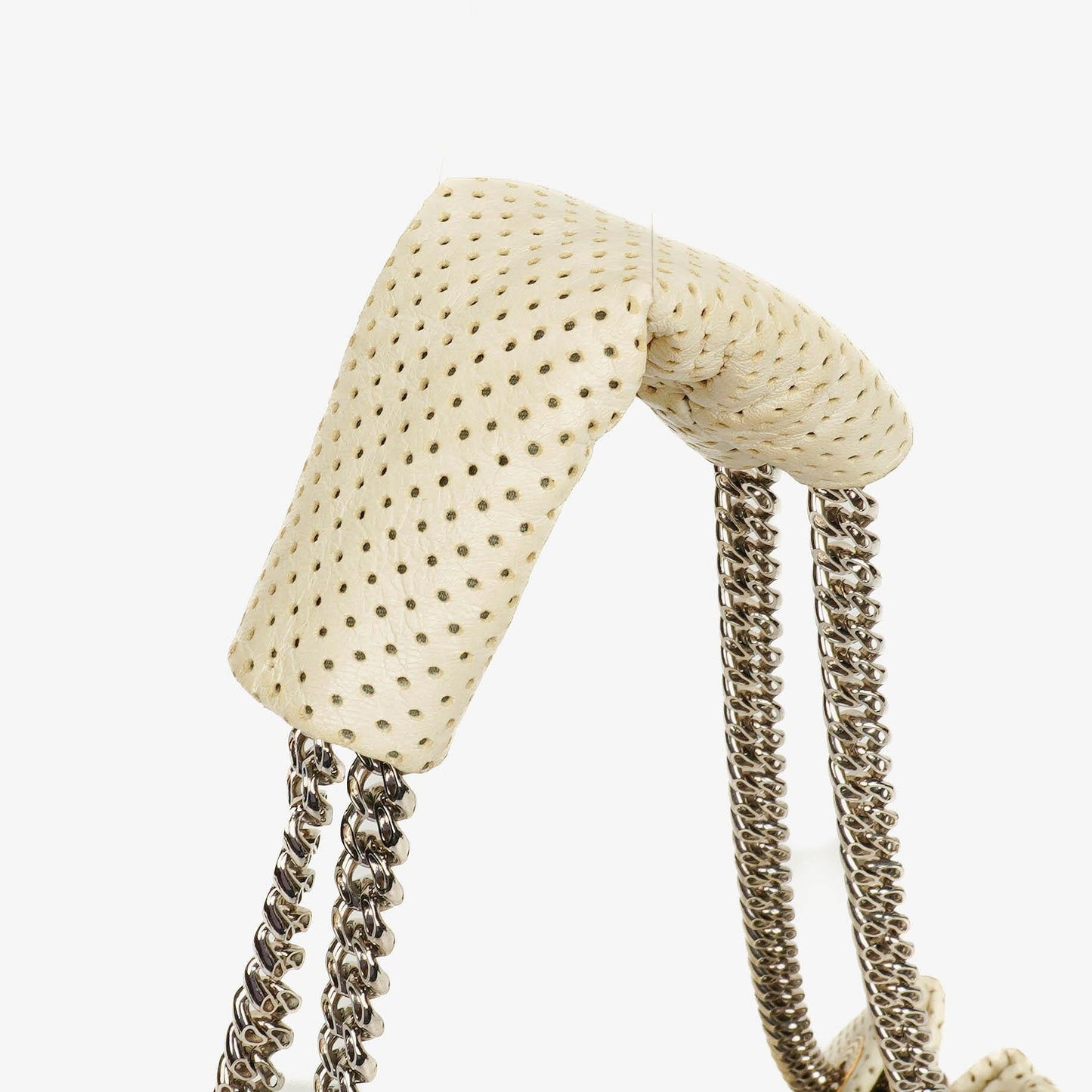 Chanel Accordion Flap Bag In Quilted Perforated Leather