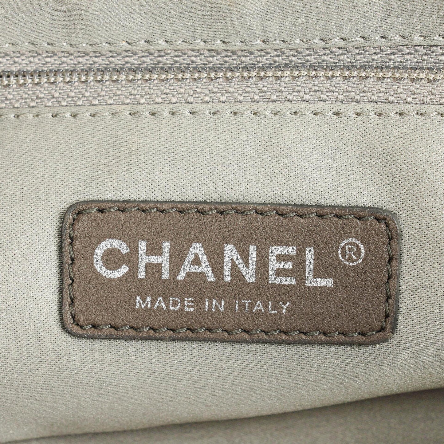 Chanel Accordion Flap Bag In Quilted Perforated Leather