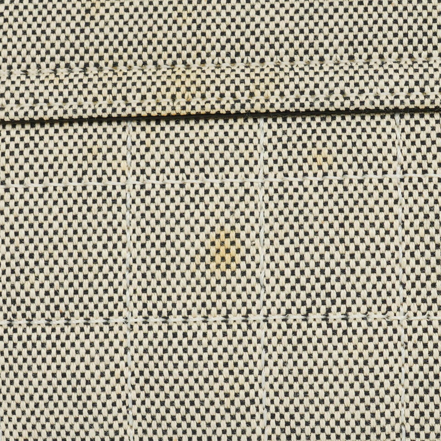 Chanel Beige Black Canvas Camellia N°5 Bag