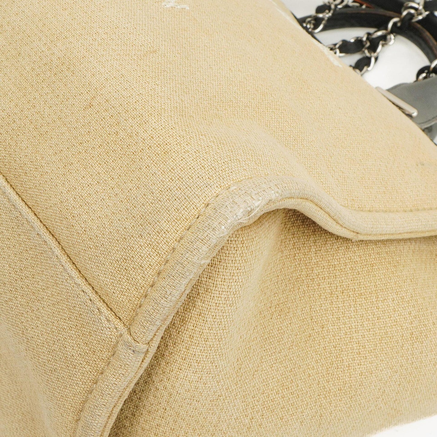 Chanel Beige Deauville Medium Tote Bag
