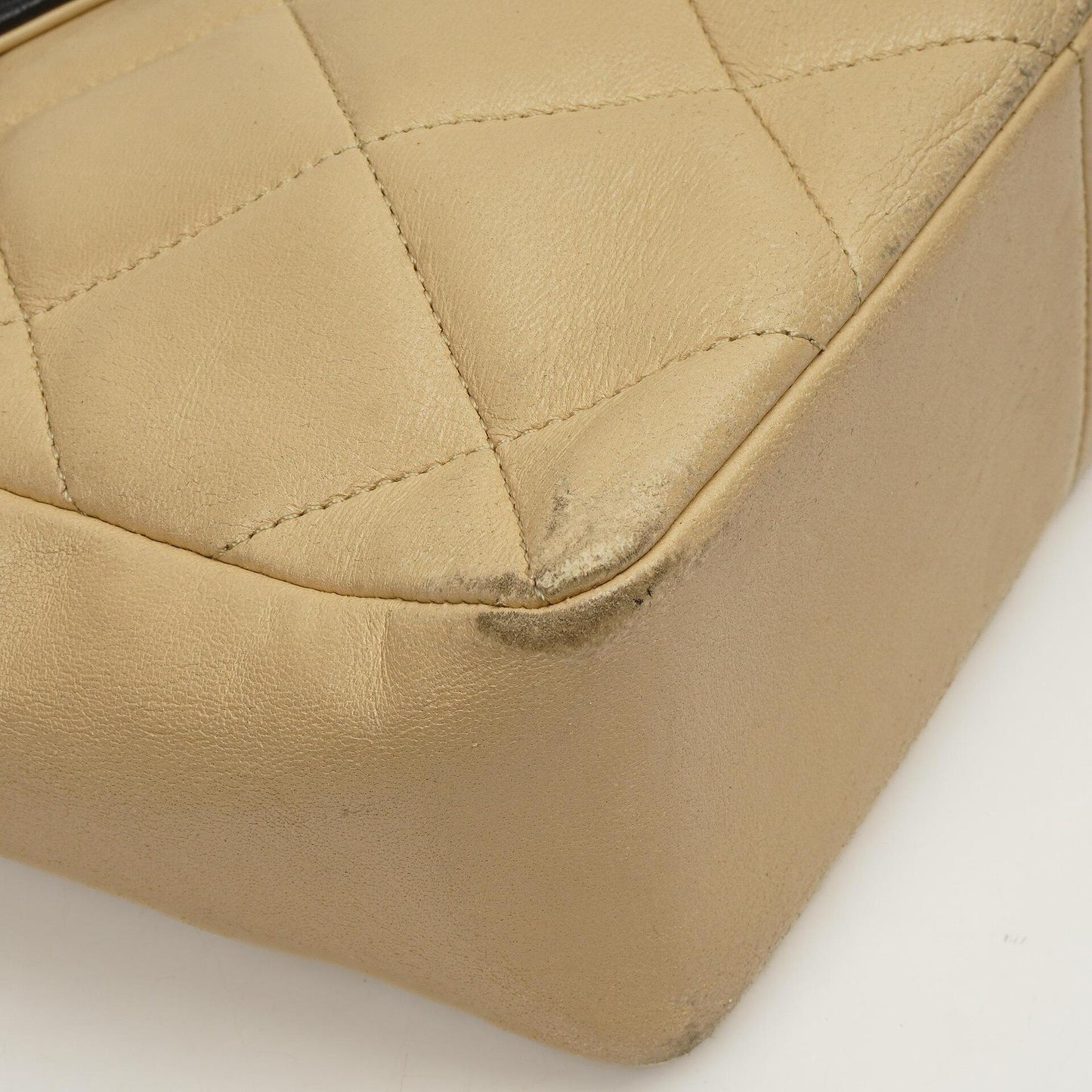 Chanel Bi-Color Quilted Lambskin Envelope Flap Bag With 24K Gold-Plated Hardware