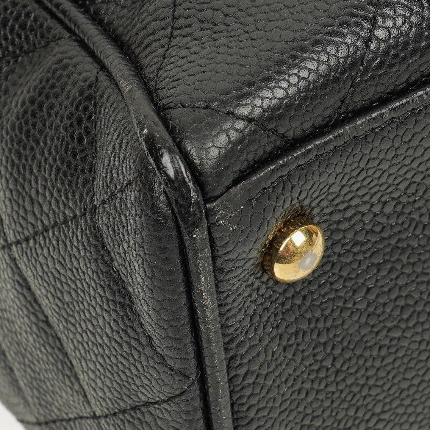 Chanel Black Caviar Boston Bag