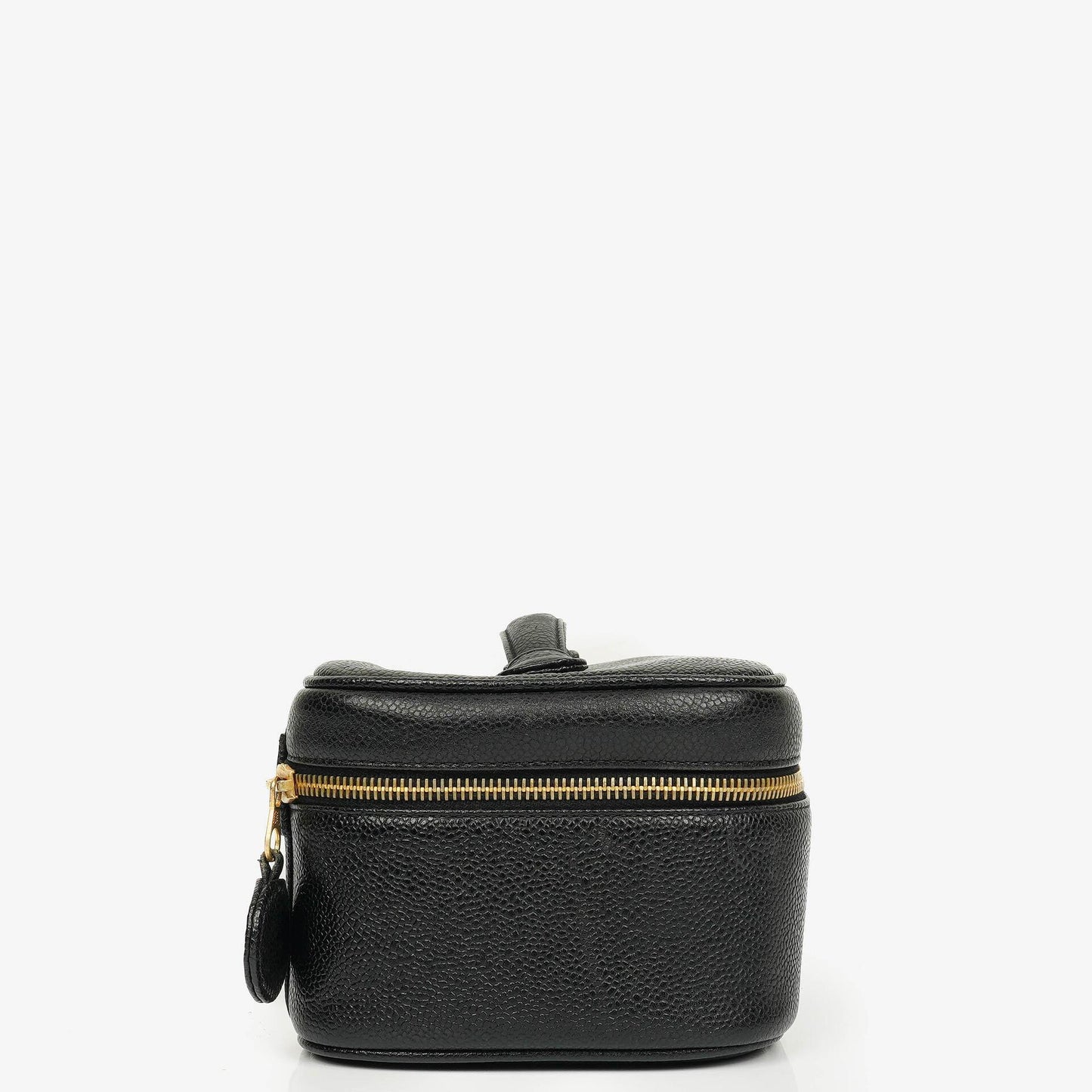 Chanel Black Caviar Leather Vanity Case