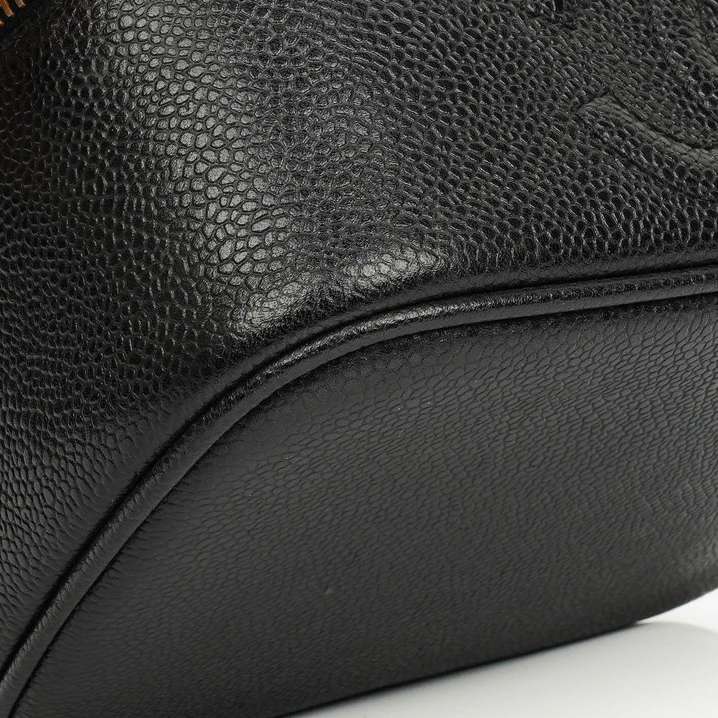 Chanel Black Caviar Leather Vanity Case