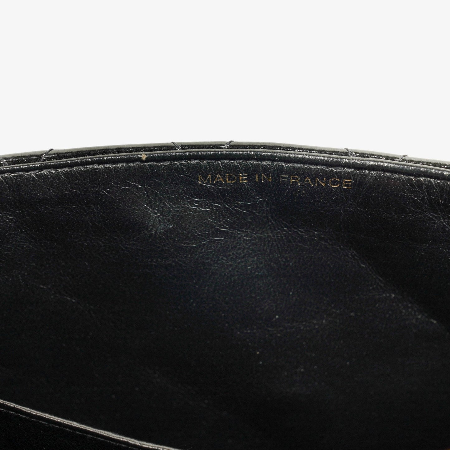 Chanel Black Double-Sided Flap Bag In Quilted Patent Leather