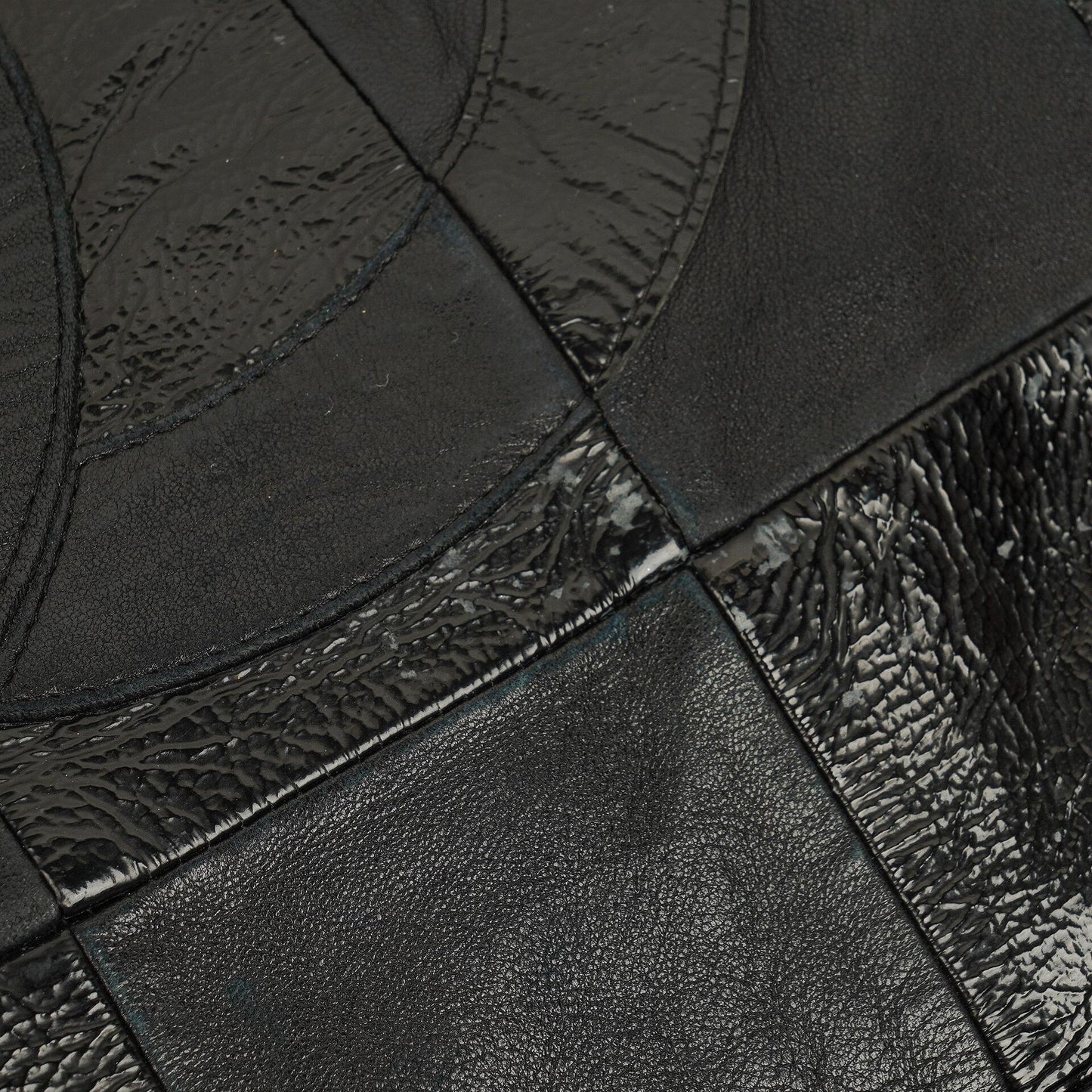 Chanel Black Leather Brooklyn Ligne Patchwork Large Cabas Tote Bag