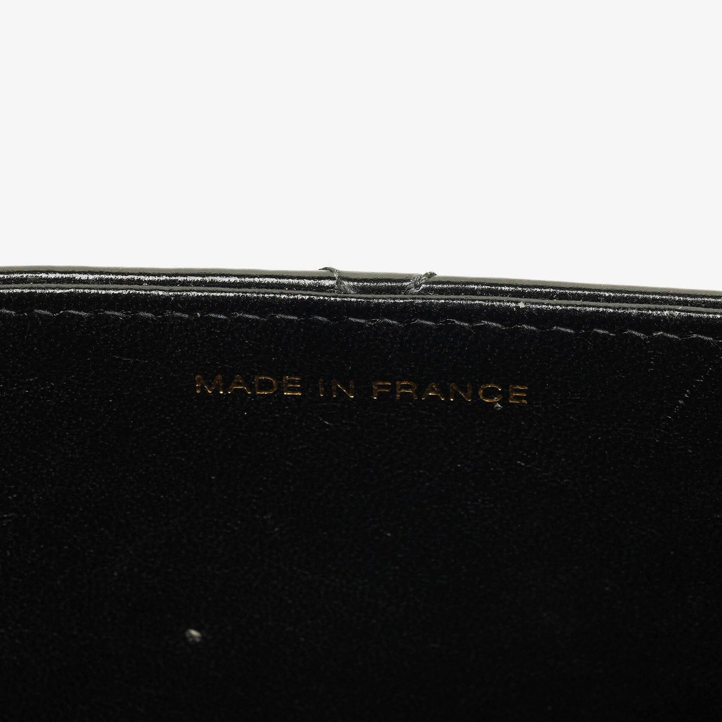 Chanel Black Quilted Patent Leather Top Handle Flap Bag With 24K Gold-Plated Hardware