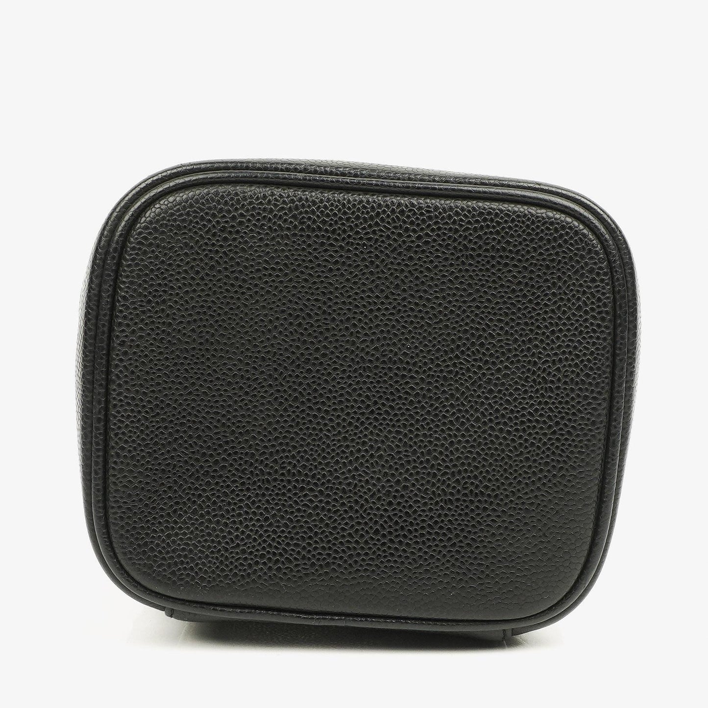 Chanel Black Quilted Caviar Leather Vanity Case