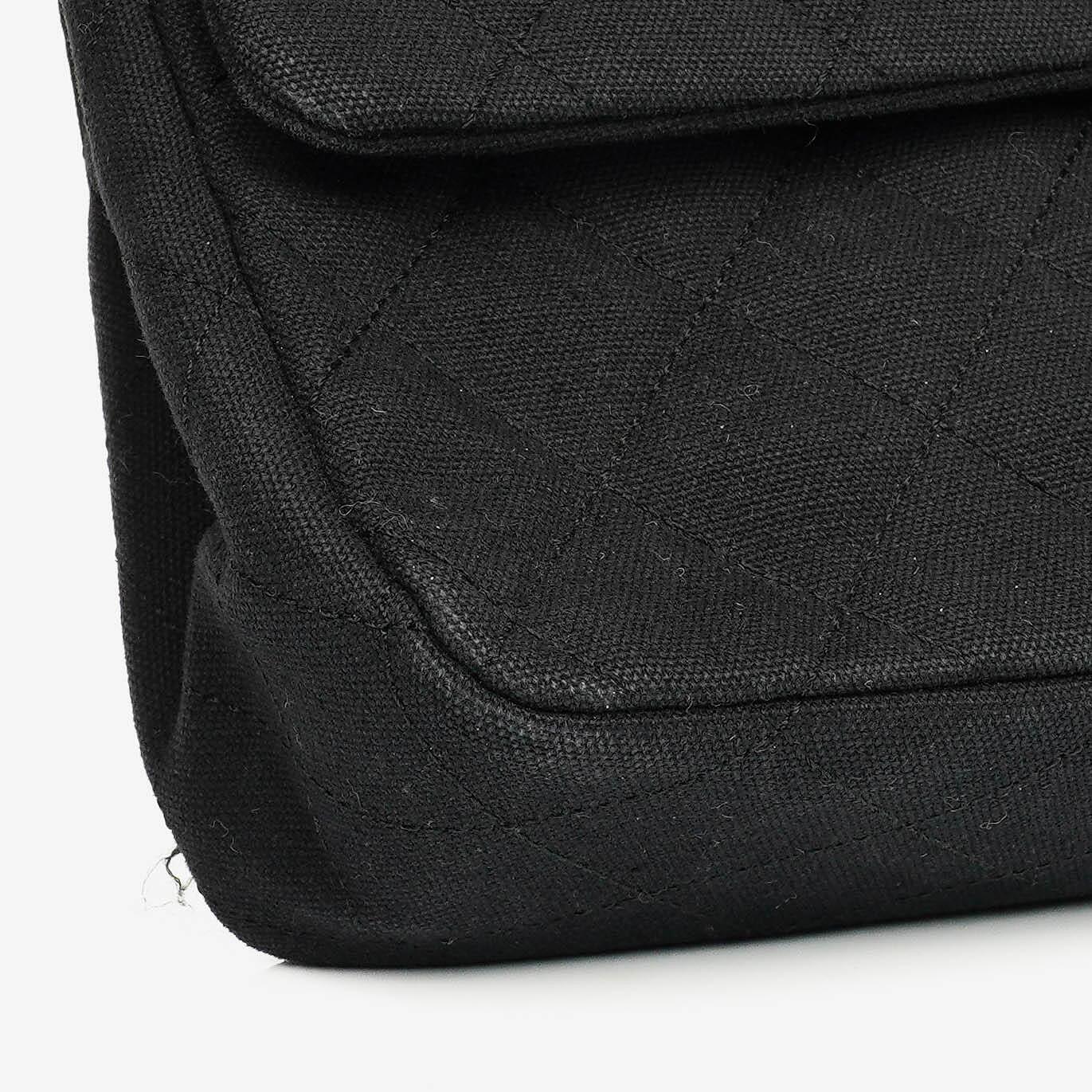Chanel Black Quilted Double Flap Bag