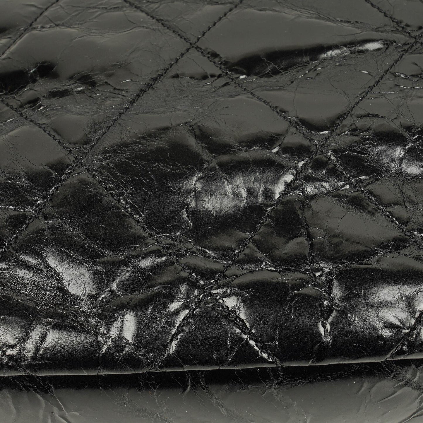 Chanel Black Quilted Glazed Calfskin Leather and Tweed Portobello Tote Bag