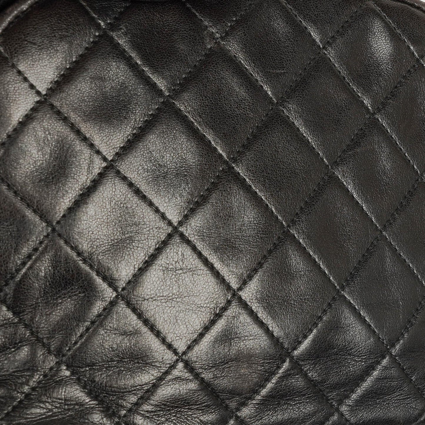 Chanel Black Quilted Lambskin Crossbody Bag