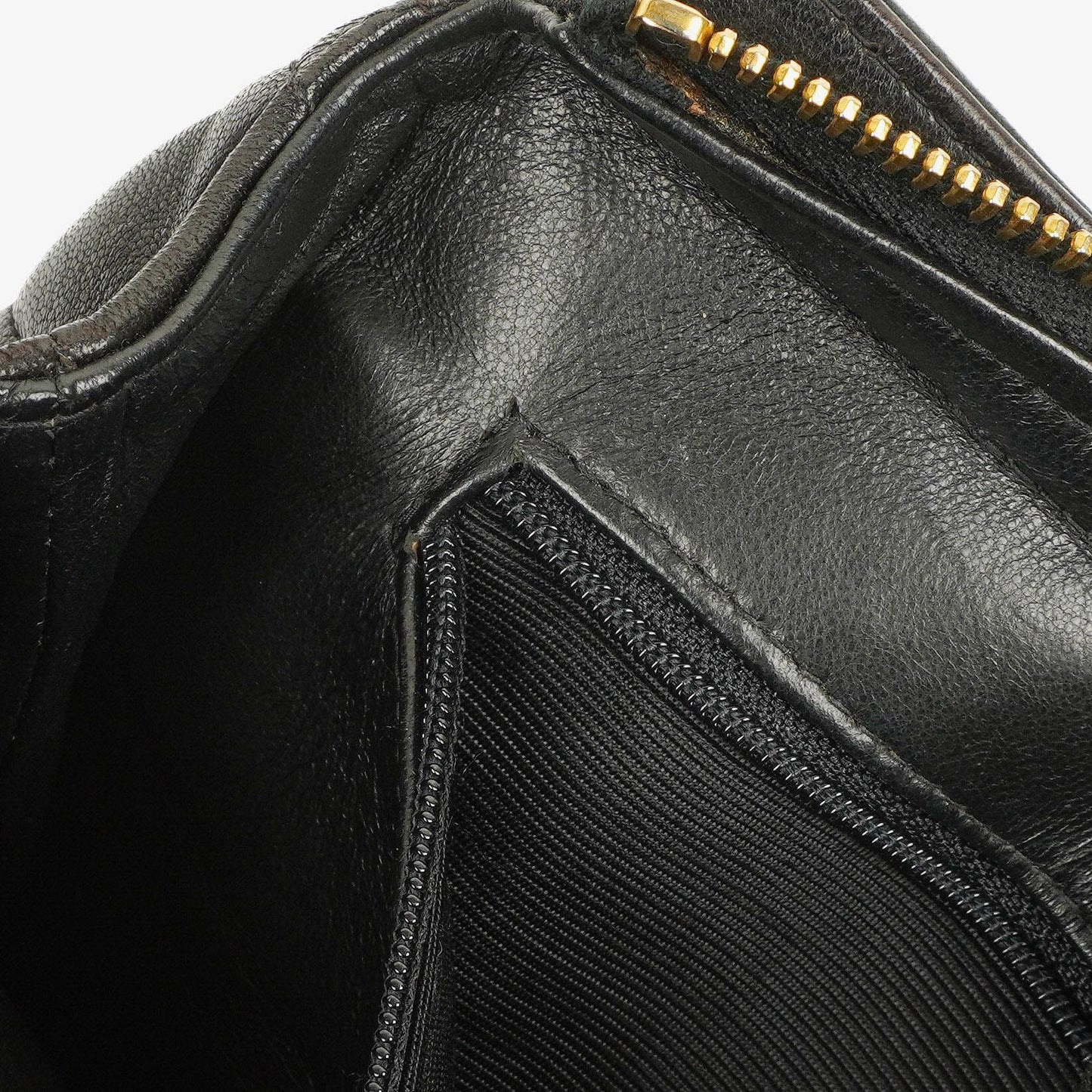 Chanel Black Quilted Lambskin Shoulder Bag