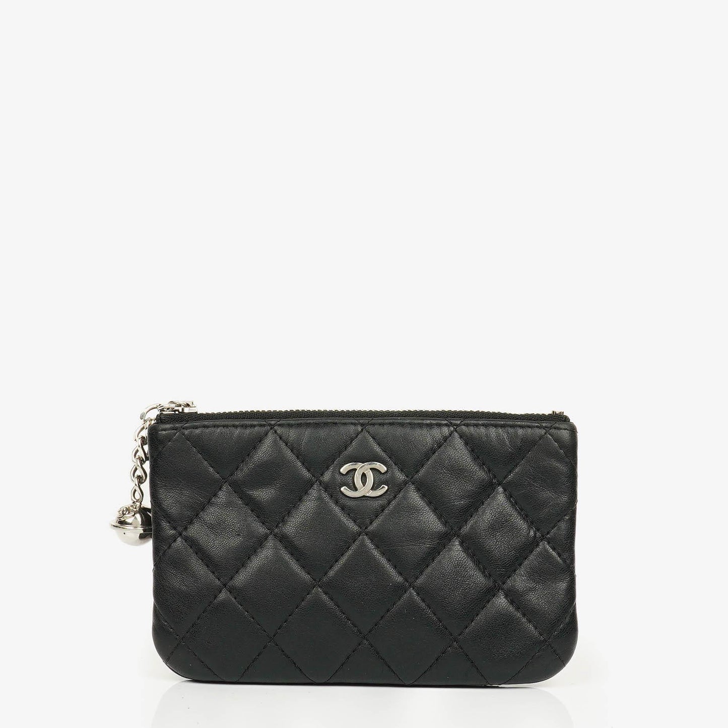 Chanel Black Quilted Lambskin Small Cosmo Cosmetic Case