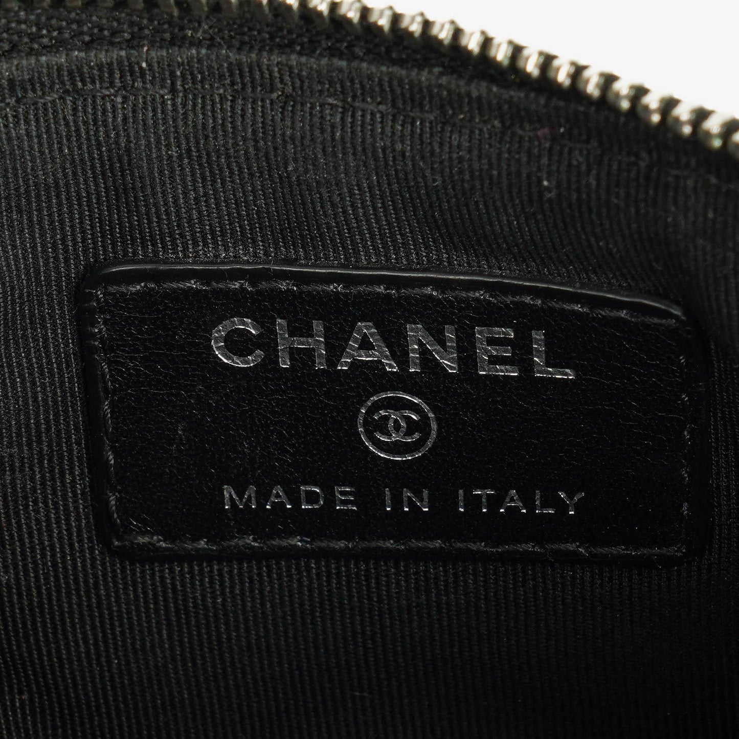 Chanel Black Quilted Lambskin Small Cosmo Cosmetic Case
