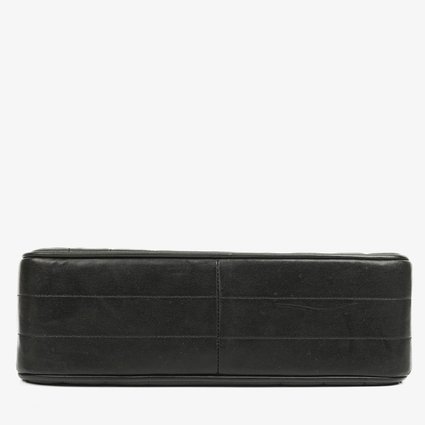 Chanel Kelly Black Vertical Quilted Lambskin Flap Bag With 24K Gold-Plated Hardware