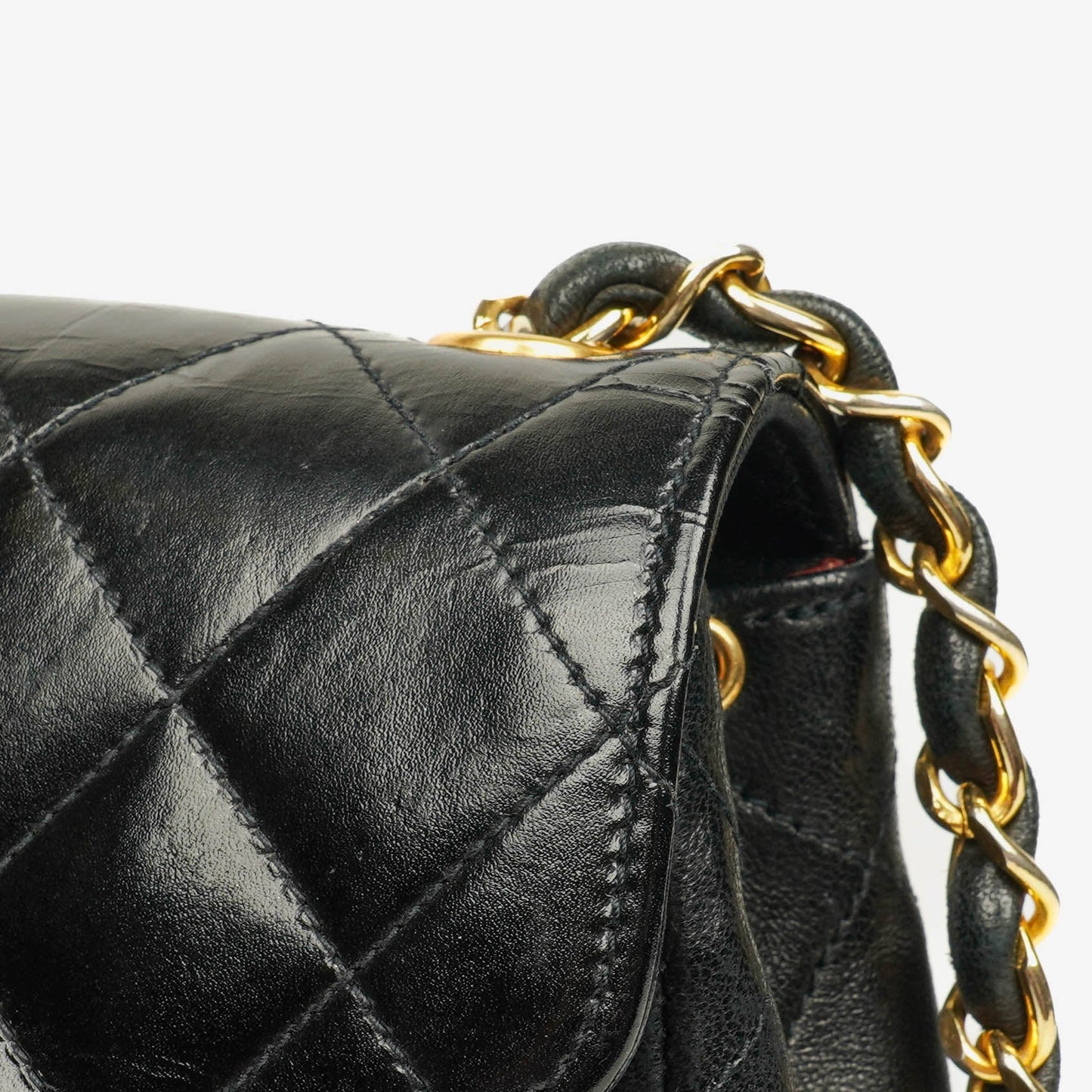 Chanel Black Quilted Leather Square Single Flap Bag