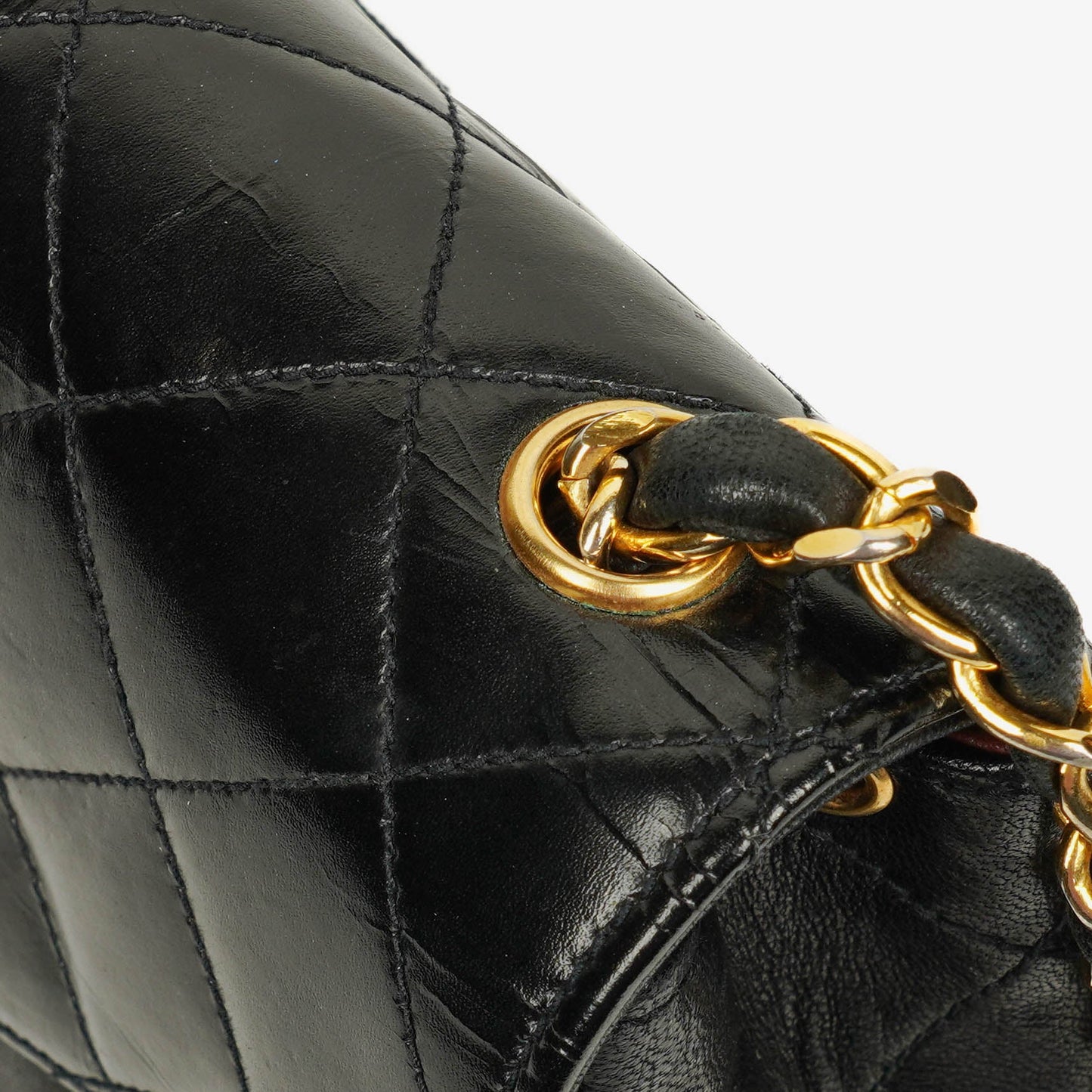 Chanel Black Quilted Leather Square Single Flap Bag