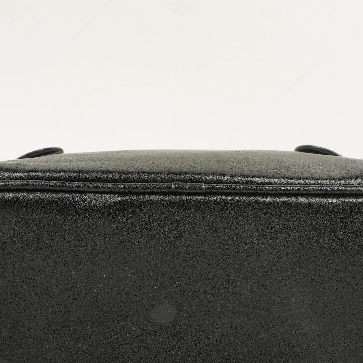 Chanel Black Quilted Leather Vanity Case