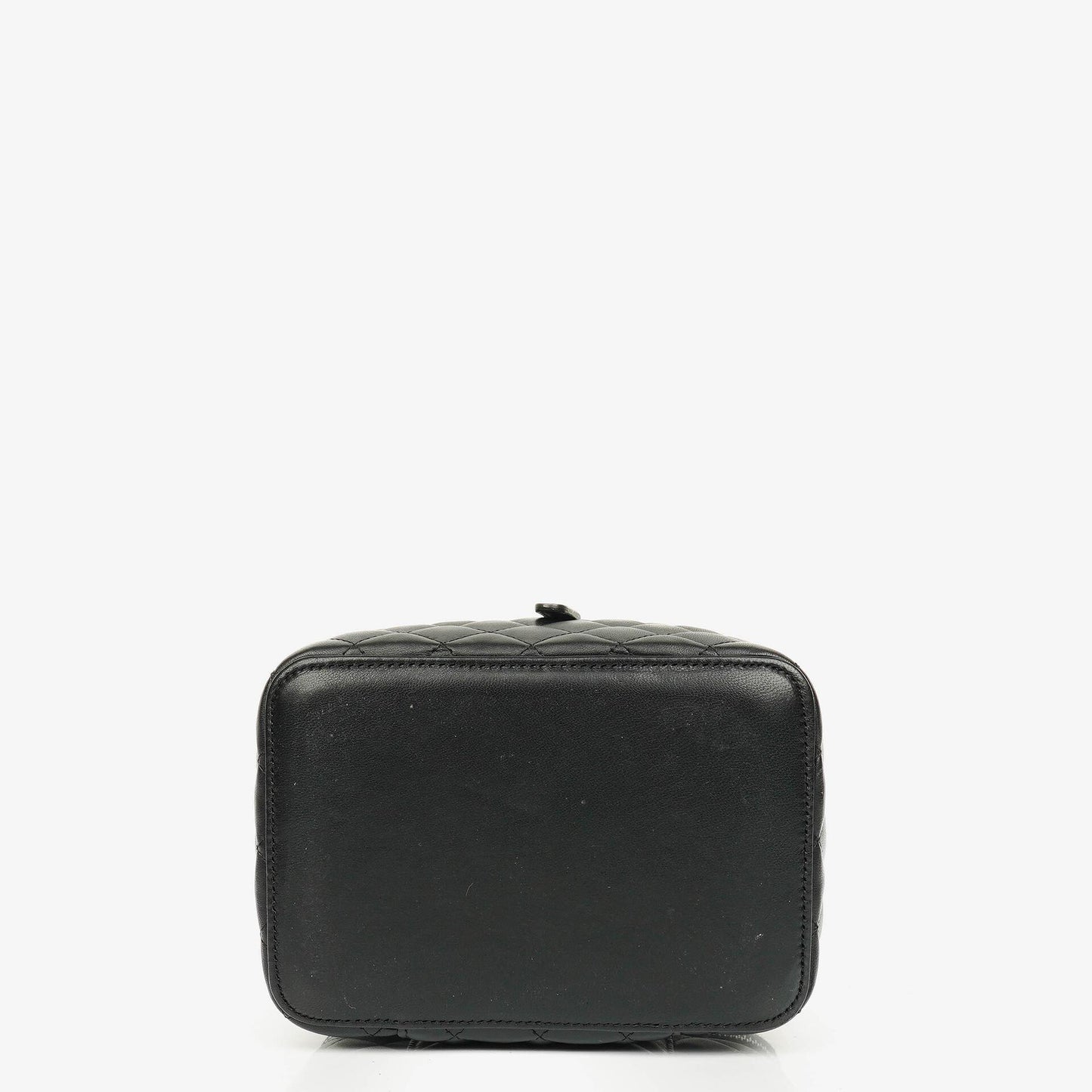 Chanel Black Quilted Vanity Case