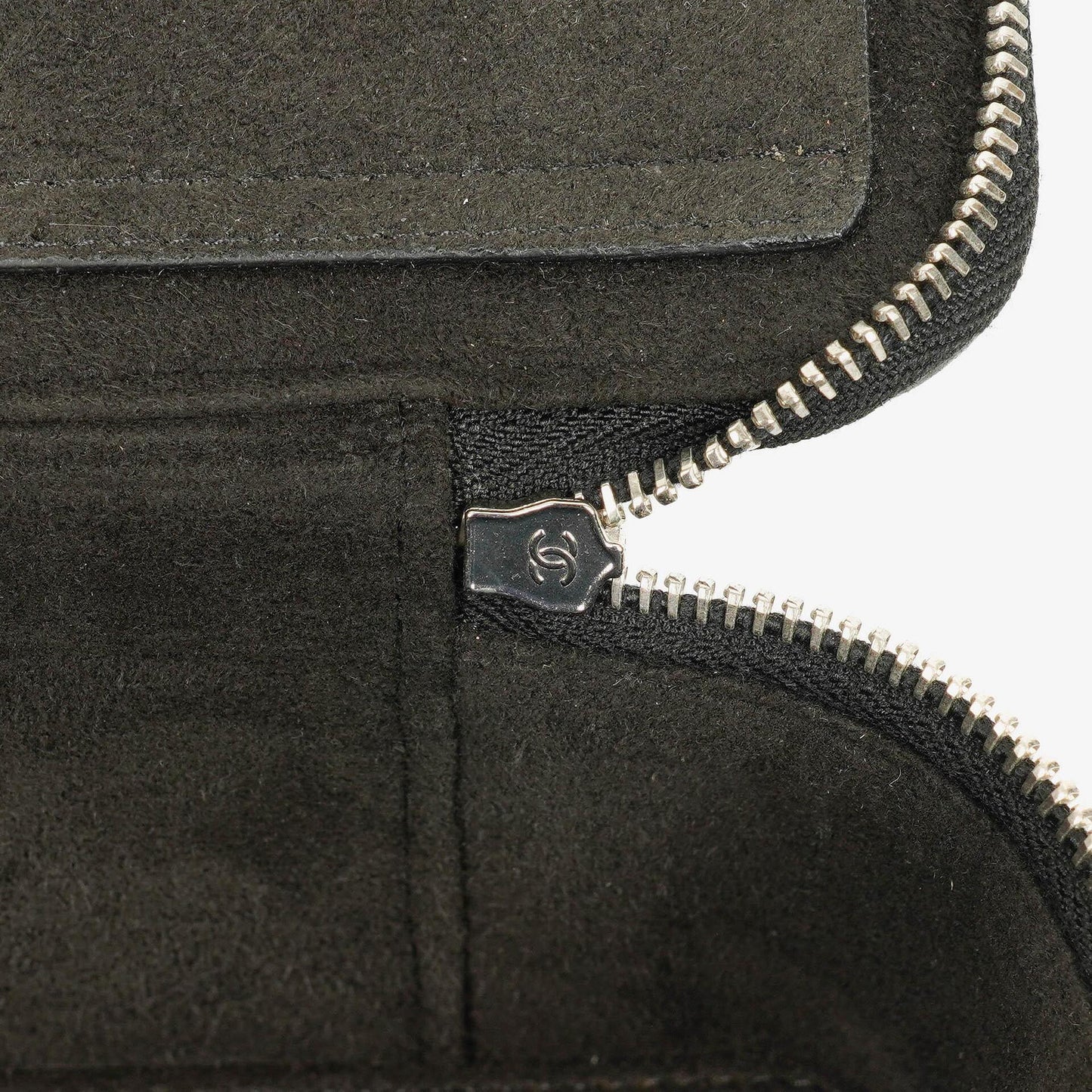 Chanel Black Quilted Vanity Case