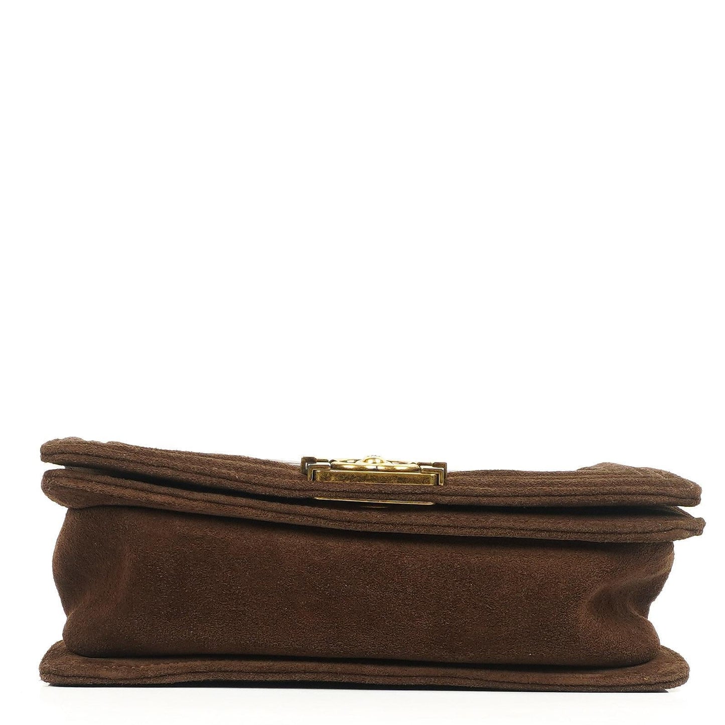 Chanel Boy Medium Flap Bag Burgundy Quilted Distressed Calfskin Aged Gold Hardware, 2013-2014