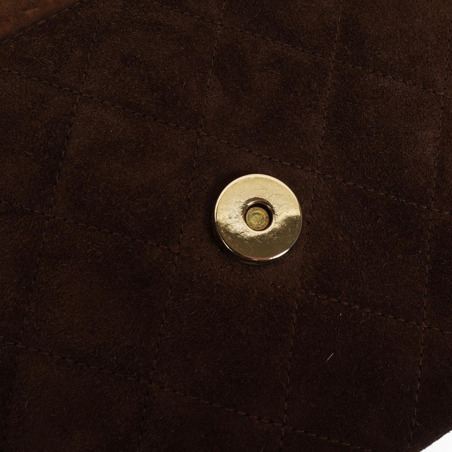 Chanel Brown Quilted Suede Tassel Flap Bag, 1989-1991