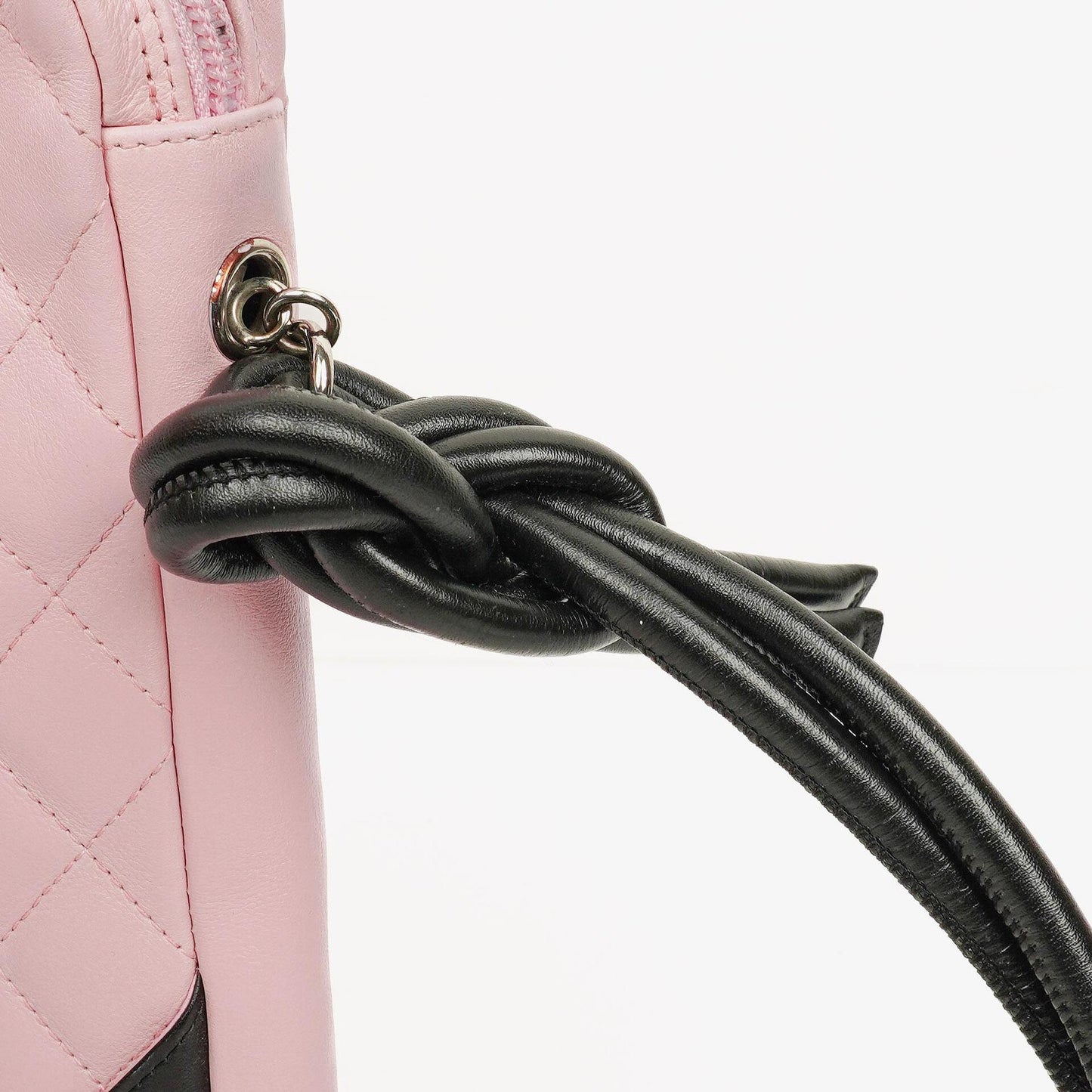 Chanel Cambon Pink Leather Quilted Medium Messenger Bag