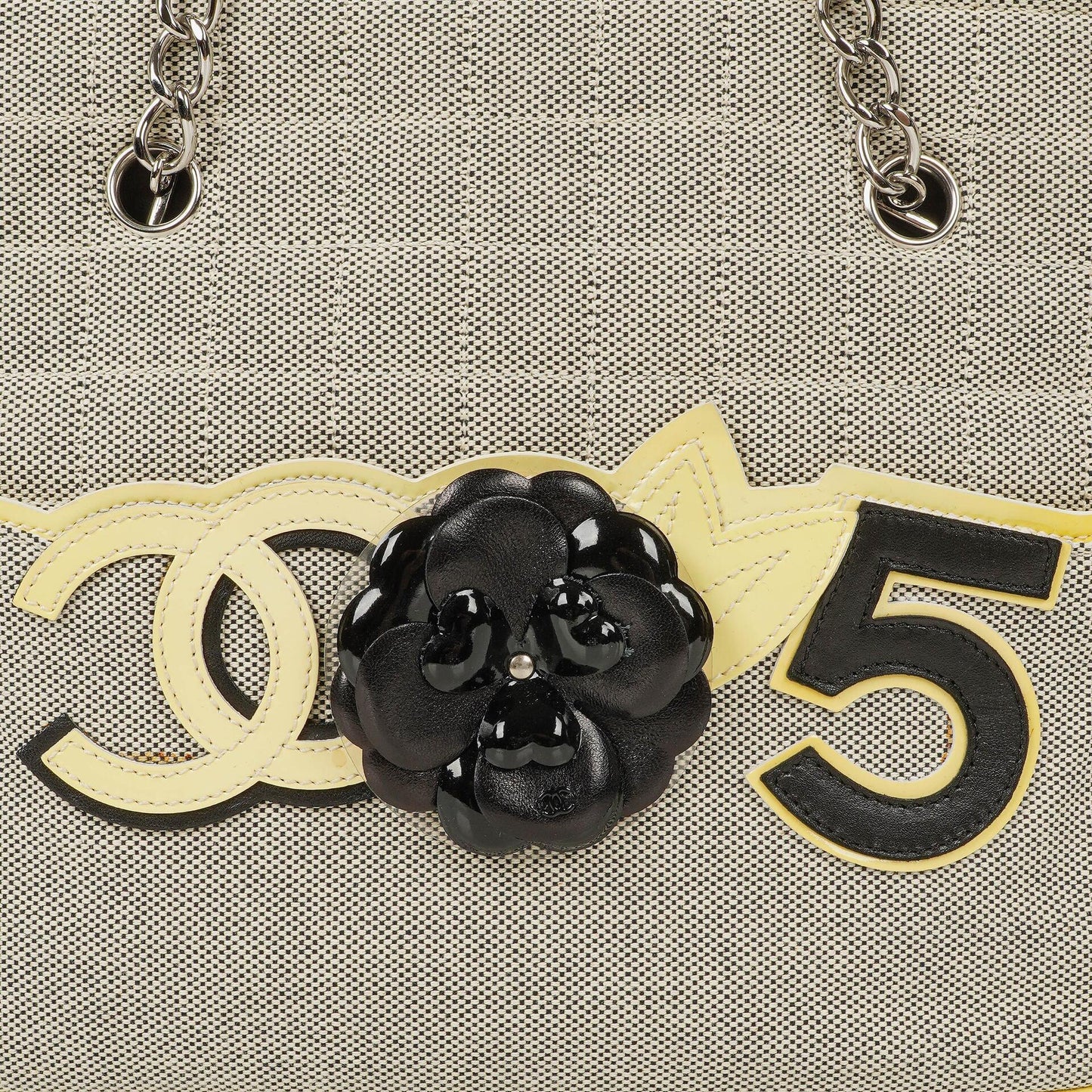 Chanel Camellia N°5 Chocolate Bar Tote Bag