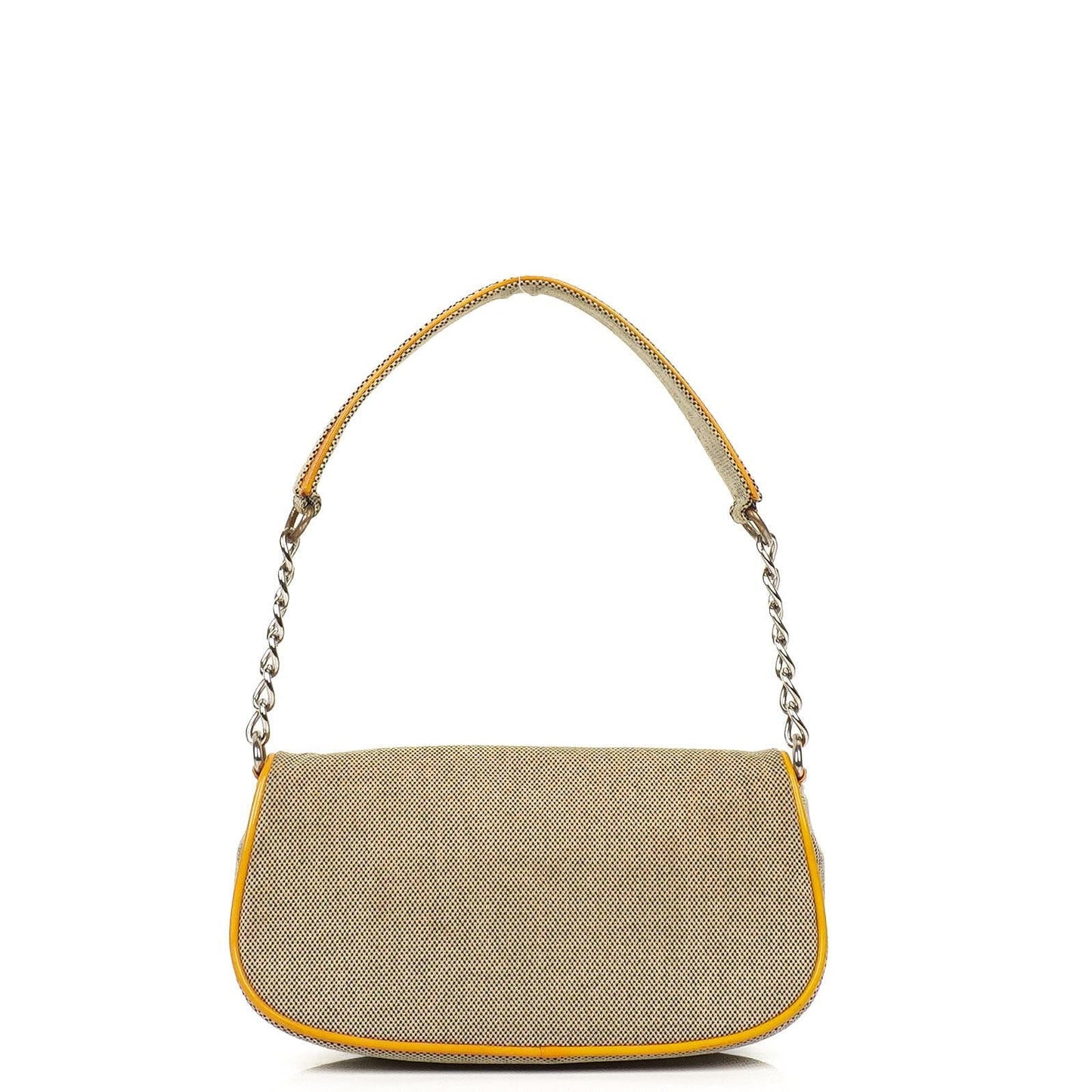 Chanel Camellia No. 5 CC Canvas Flap Bag