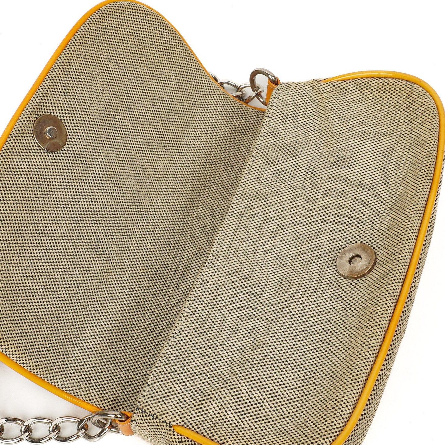 Chanel Camellia No. 5 CC Canvas Flap Bag