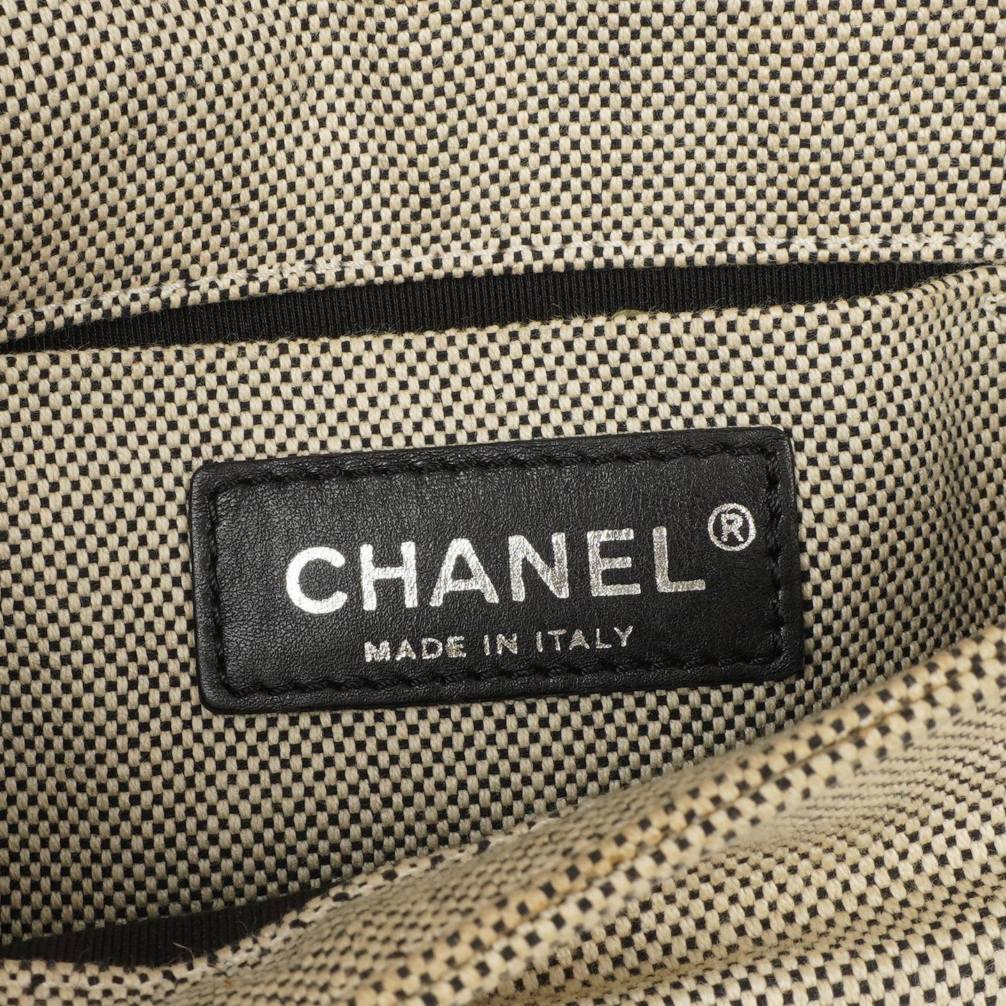 Chanel Camellia No. 5 CC Canvas Flap Bag