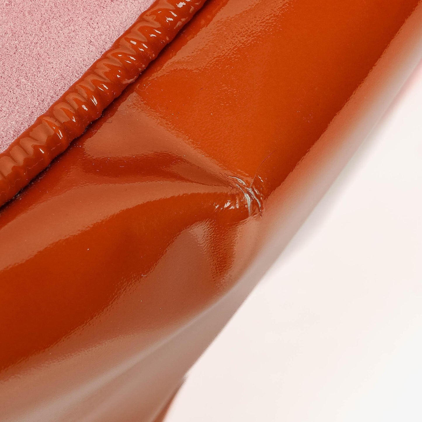 Chanel Camellia Pink Suede And Patent Leather Tote Bag
