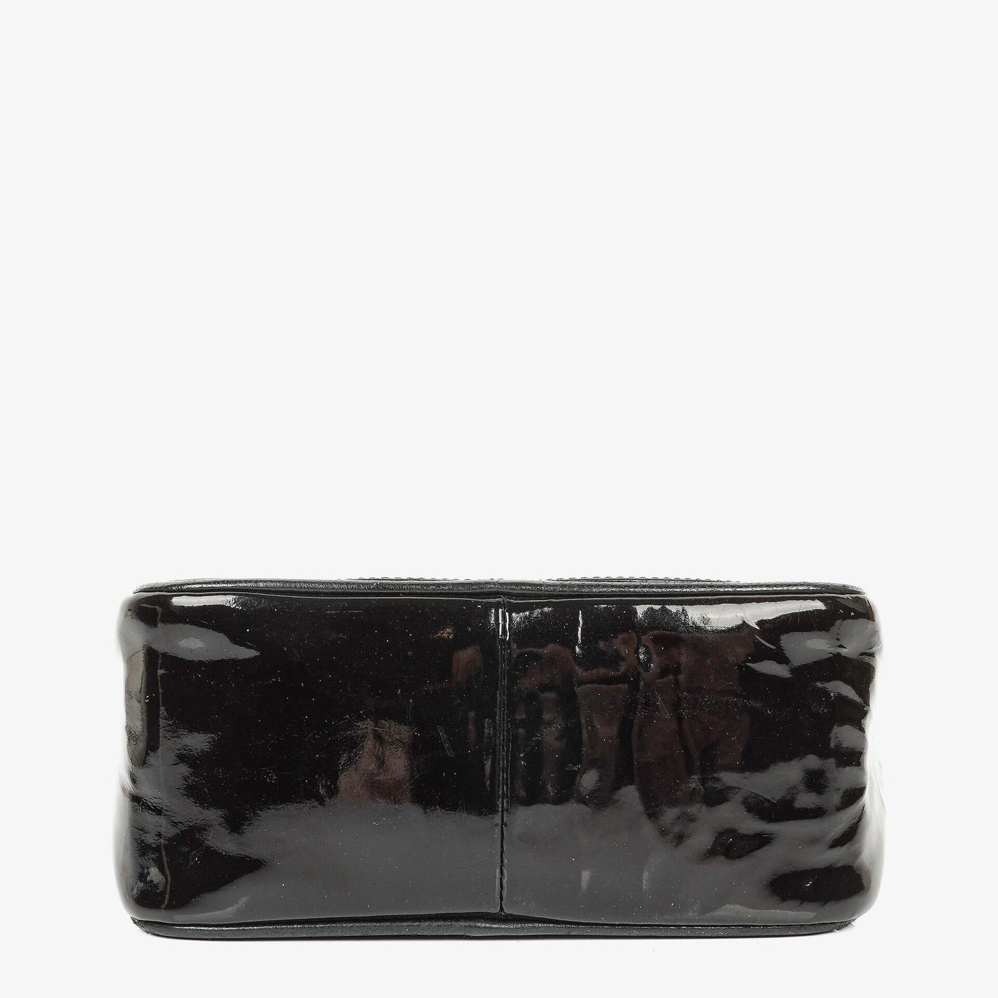 Chanel Camera CC Small Black Patent Leather Tassel Shoulder Bag