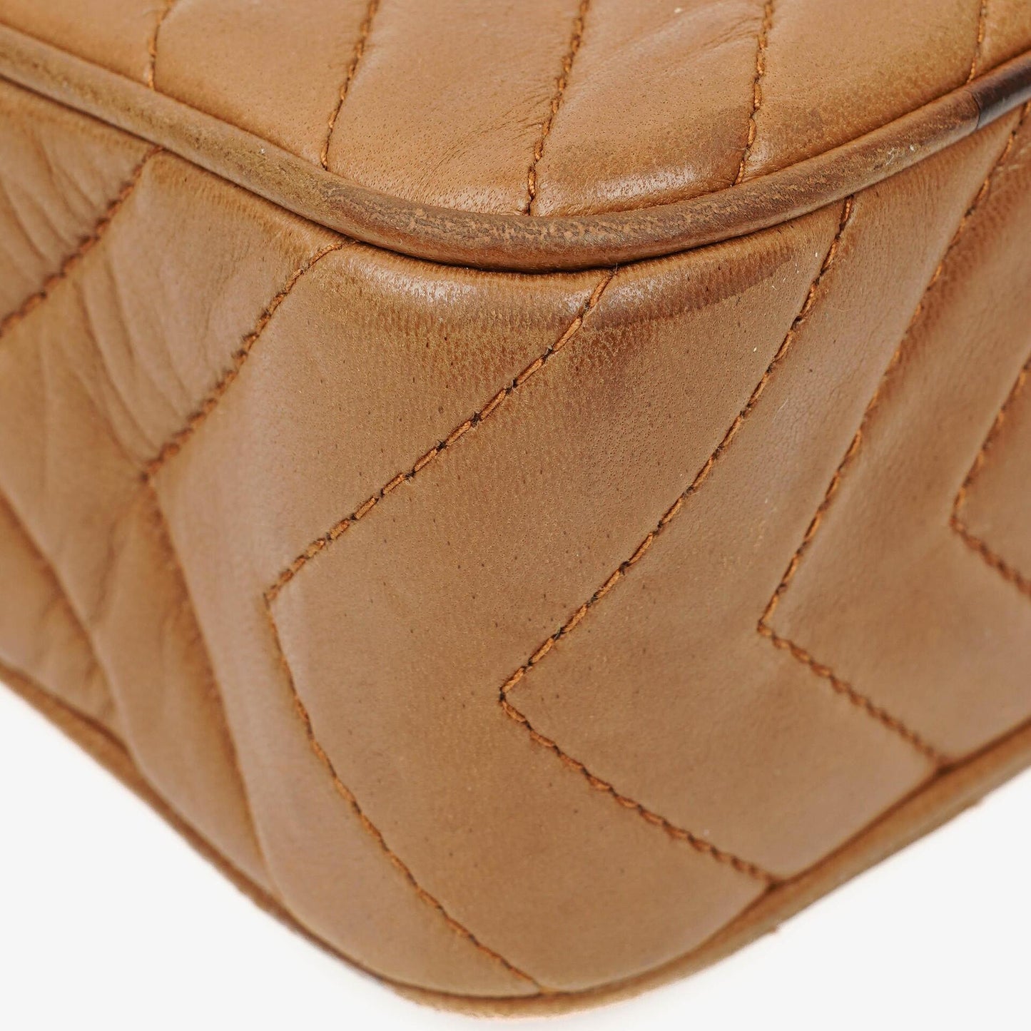 Chanel Camera Tassel Brown Leather Crossbody Bag