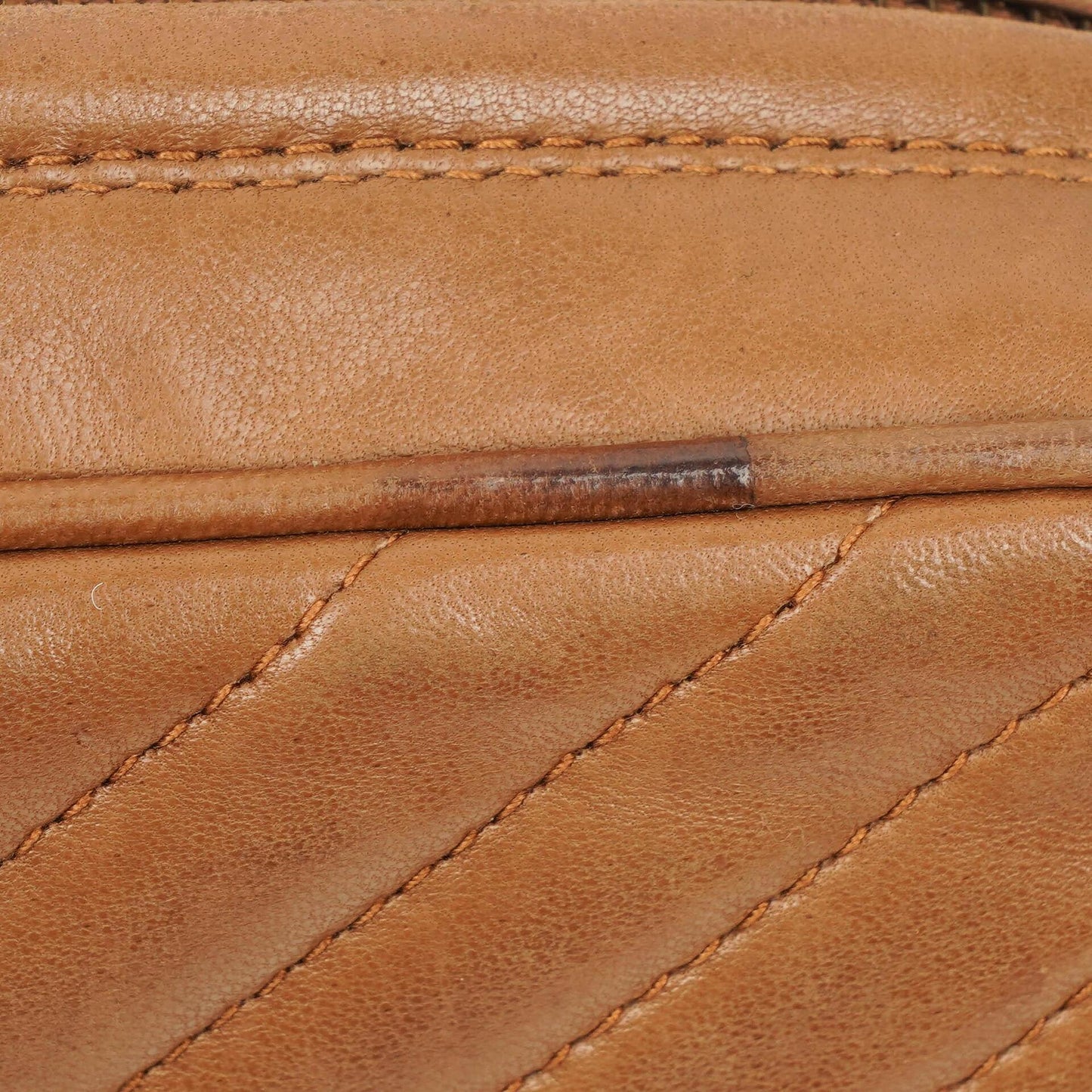 Chanel Camera Tassel Brown Leather Crossbody Bag