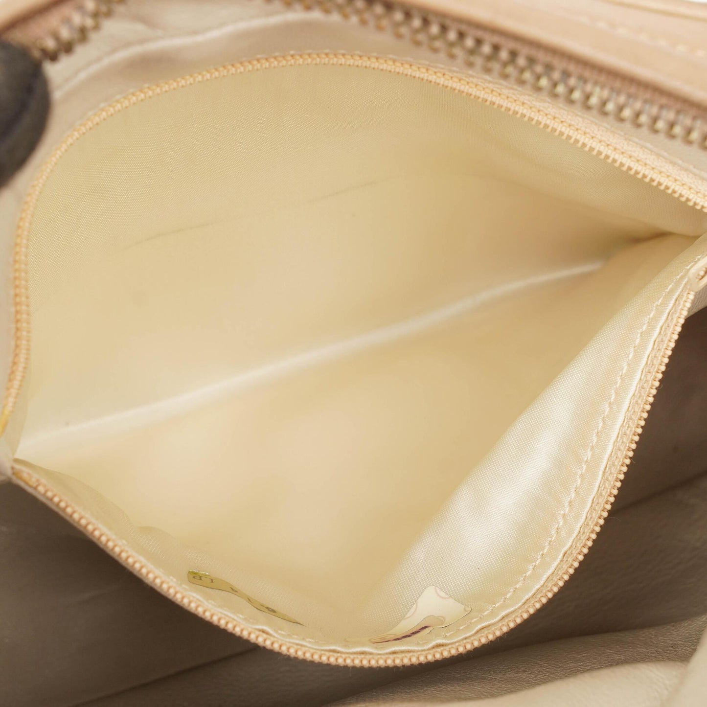Chanel Camera Tassel CC Beige Quilted Lambskin Bag