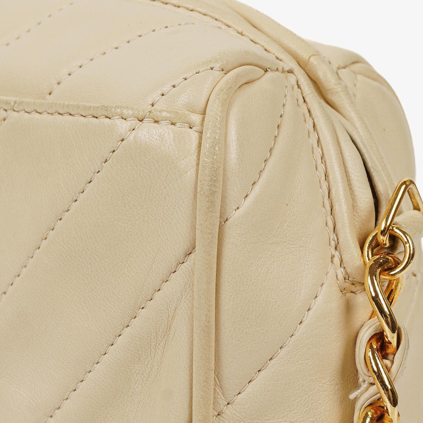 Chanel Camera Tassel Leather Front Pocket Crossbody Bag