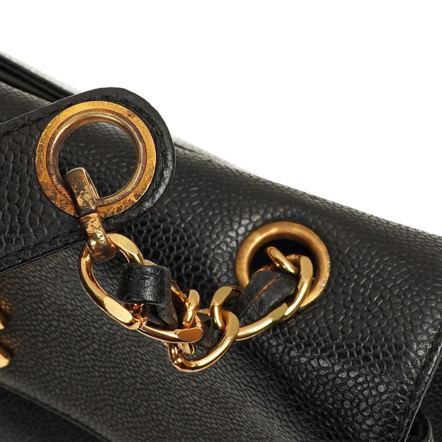 Chanel Caviar CC Flap Shoulder Bag, 24K Gold-Plated Hardware