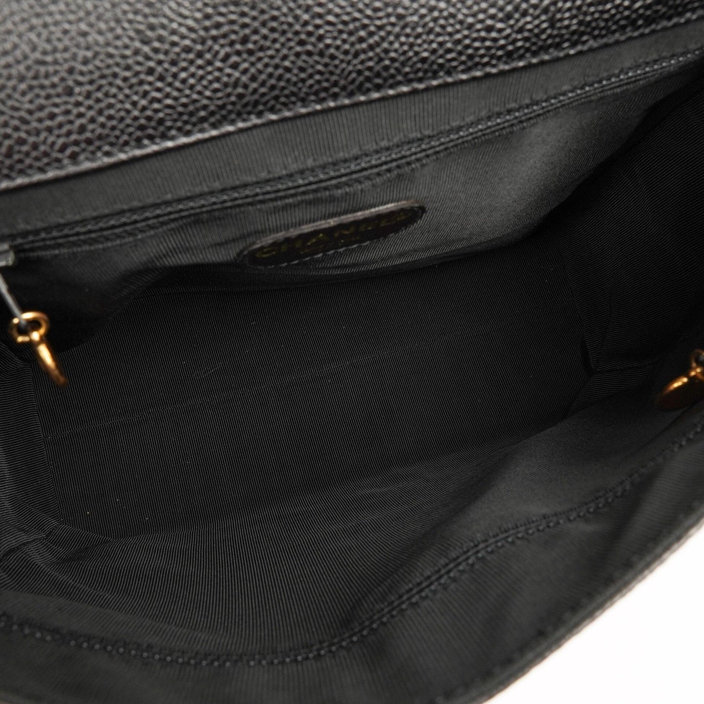 Chanel Caviar CC Flap Shoulder Bag, 24K Gold-Plated Hardware