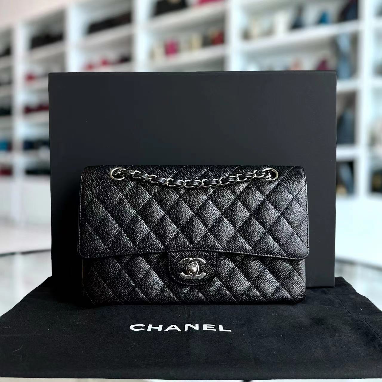 Chanel Classic Flap Medium Shoulder Bag - EworeBags