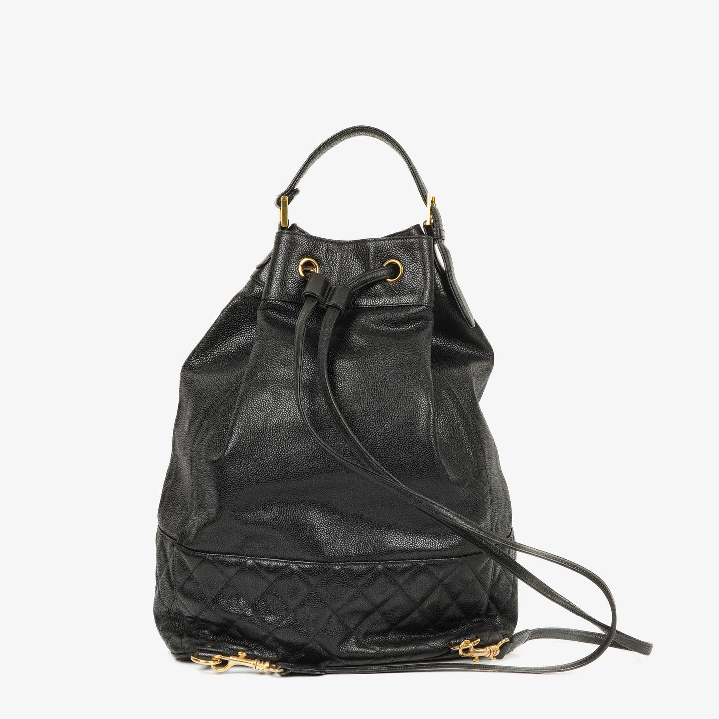 Chanel Caviar Quilted Drawstring Backpack